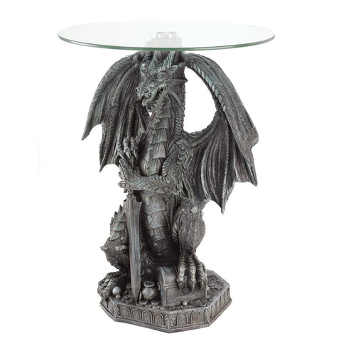 sn-                           GUARDING DRAGON ACCENT TABLE--                                *** Free Shipping***