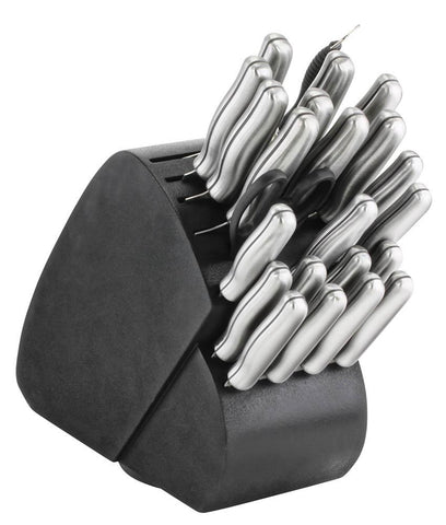 zs- 34-PIECE KNIFE SET **Free Shippping**  Includes 9 1/2" chef, 8" bread, 8" carving, 8" chef, 7 1/2" fillet,carving fork, utility knife, boning knife, santoku knife, Click for More Info.