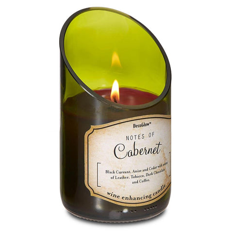 zf- WINE BOTTLE CABERNET SCENTED CANDLE **Free Shipping**